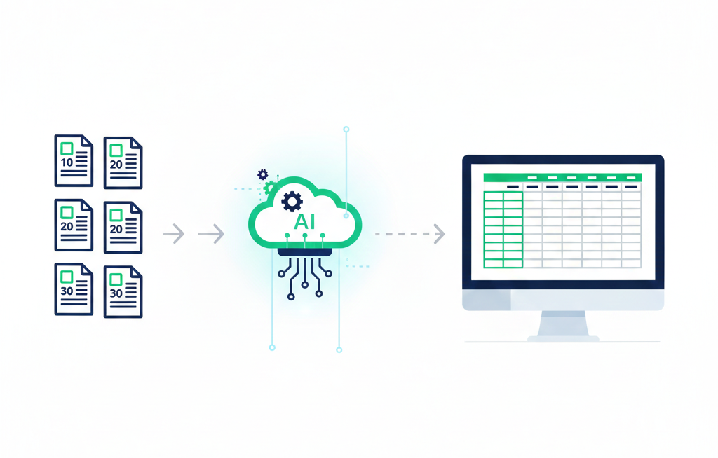 十数枚の見積明細を効率よくエクセルへ!10ページ単位の「分割データ化」で転記作業を劇的に短縮するコツ