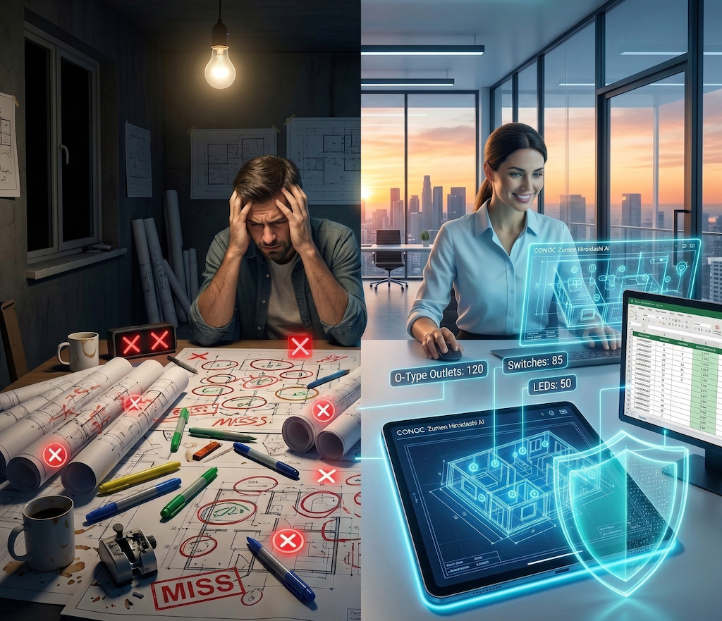 なぜ積算ミスは起きるのか?「人間による拾い出し」の限界とAIがもたらす圧倒的な正確性